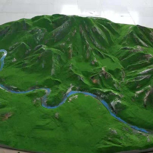 怎样按实际镇原地形雕刻制作