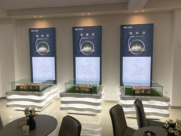 白银坤阳华府地产镇原户型模型